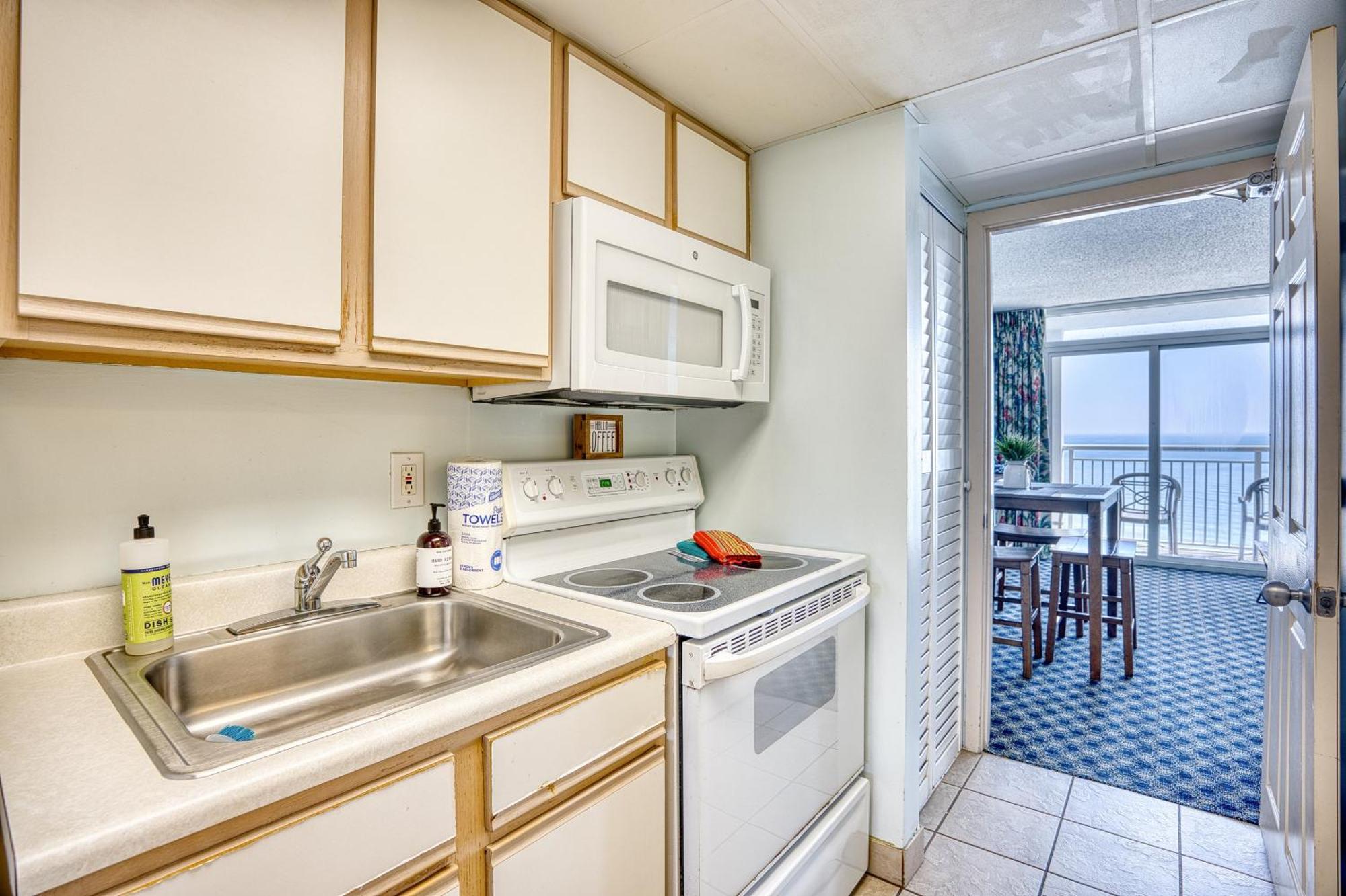 Oceanfront Beach Serenity Stay Myrtle Beach Bagian luar foto