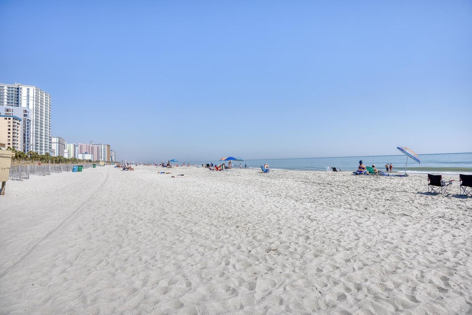 Oceanfront Beach Serenity Stay Myrtle Beach Bagian luar foto