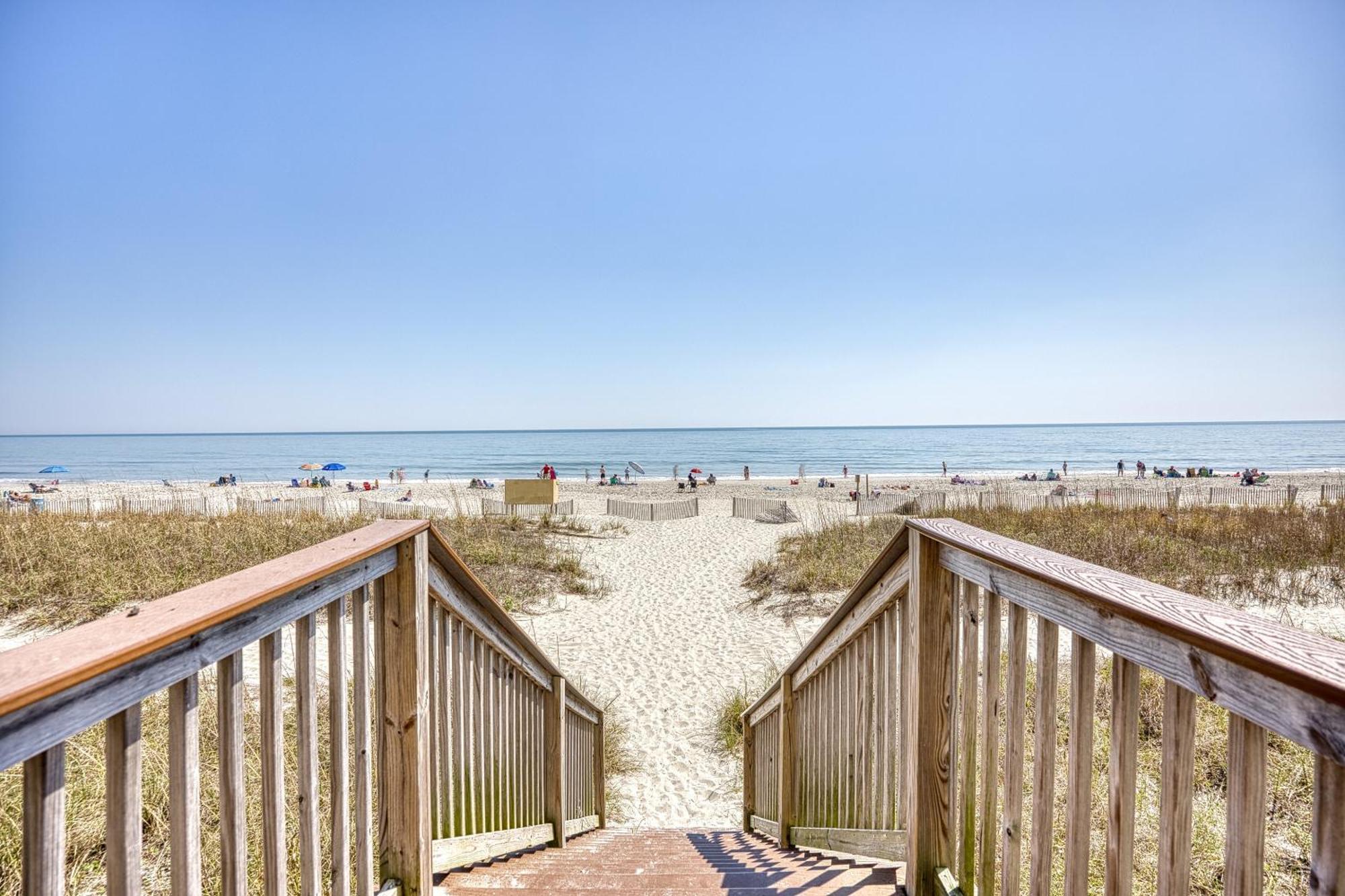 Oceanfront Beach Serenity Stay Myrtle Beach Bagian luar foto
